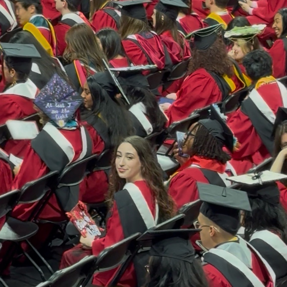 Rutgers SAS Graduation Regalia Gown with Hood - Picture 4 of 7